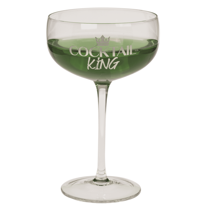 Cocktailglas-Set, Cocktail King und Cocktail Queen