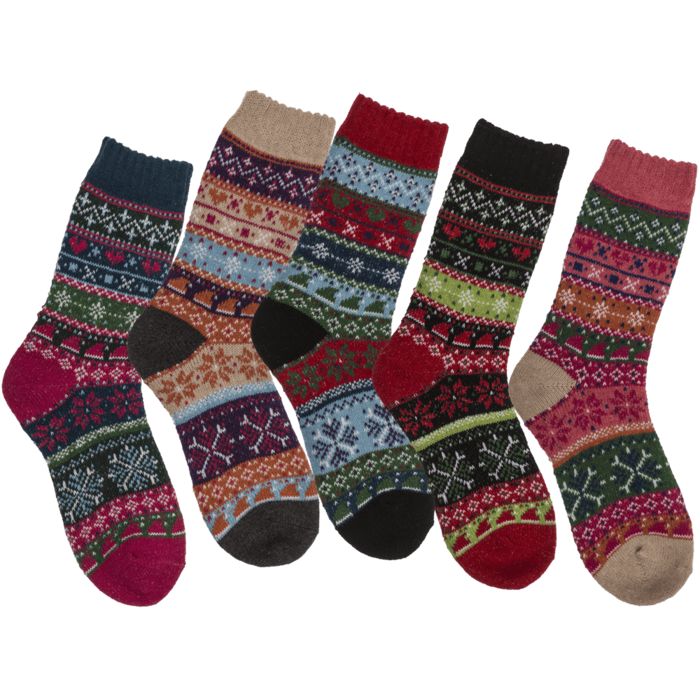 Damen-Stricksocken, Winter,