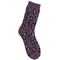 Damen-Stricksocken, Leopard,