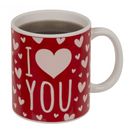 Becher, I love you, reagiert auf Wärme, 9,5 x 8 cm