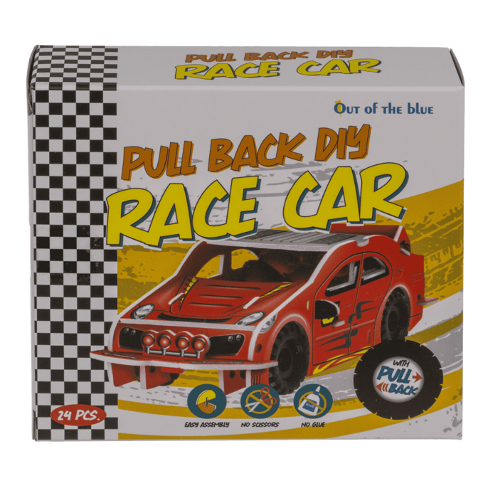 DIY Rückzug-Rennwagen-Bausatz,