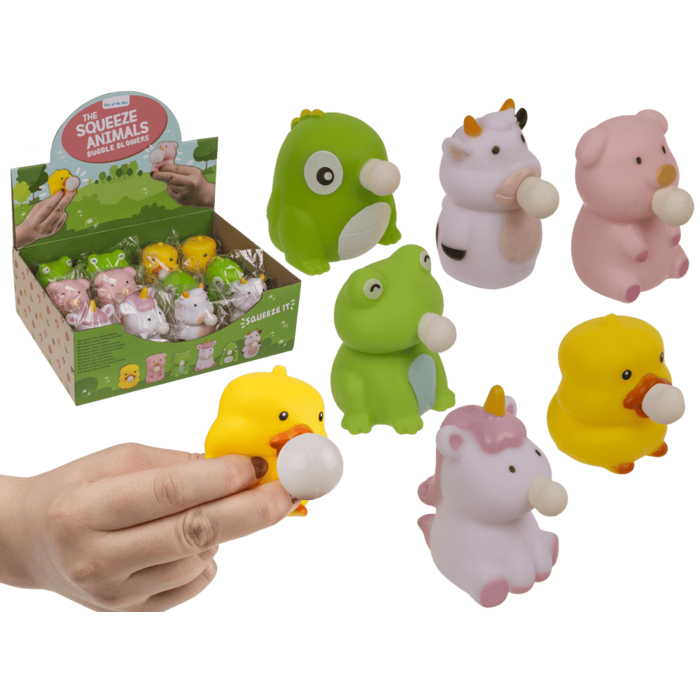 Squeeze Tiere, Bubble Blowers,