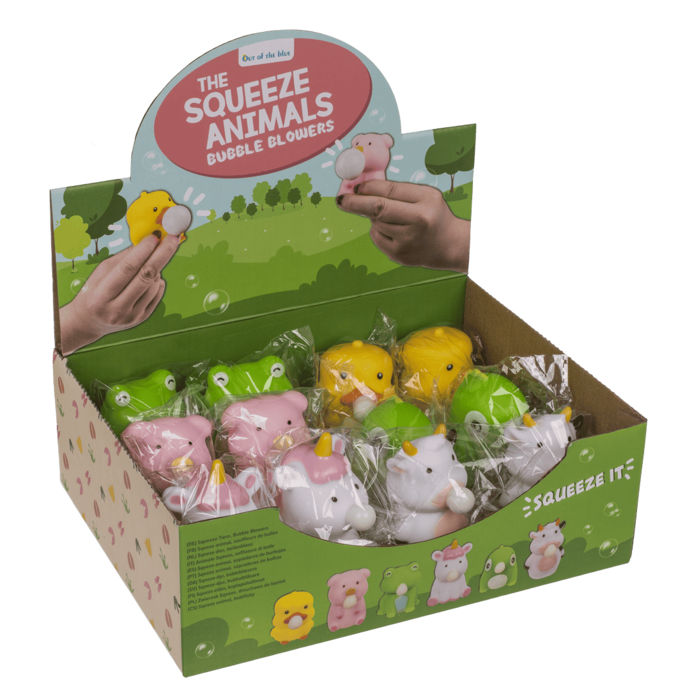 Squeeze Tiere, Bubble Blowers,