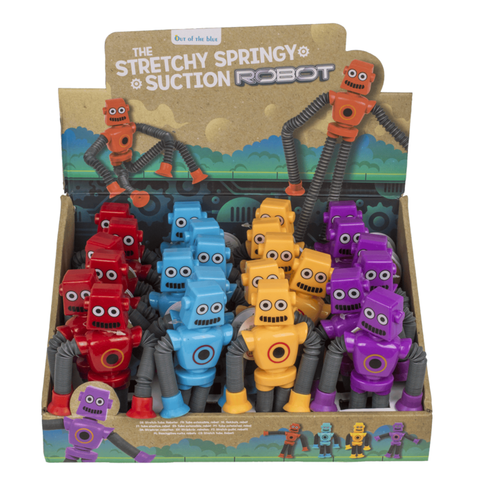 Stretch-Tube, Roboter, 14,5 x 15 cm,