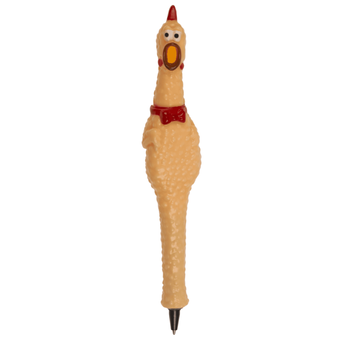 Kugelschreiber, Schreiendes Huhn, 18,5 cm,