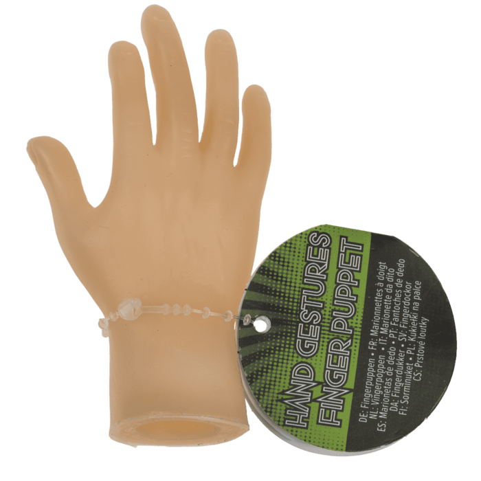 Fingerpuppen, Handgesten, ca. 6-8 cm,