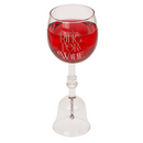 Weinglas-Tischglocke, Ring For Wine, 22 cm,