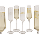Sektglas-Set, Happy Birthday, 7 x 26 cm,