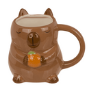 Becher, Capybara,Steingut, 13,5 x 11 cm,