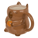 Becher, Capybara,Steingut, 13,5 x 11 cm,