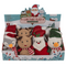 Weihnachts-Plüsch, Süße Tiere, 15 cm,