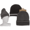 Herren-Wintermütze, Striped, gefüttert,
