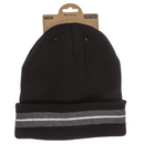 Herren-Wintermütze, Striped, gefüttert,