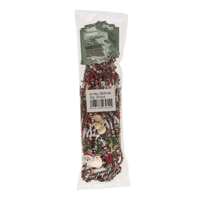 Textil-Armband, X-Mas Charms,