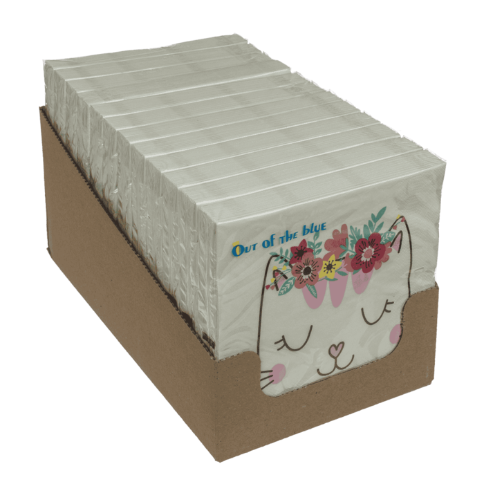 Papier-Servietten, Dreaming Cat,