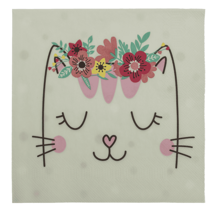 Papier-Servietten, Dreaming Cat,