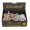 Textil-Haarband/Armband mit Kunststoffperlen,