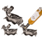 Metall-Flaschenhalter, Wein im Bad,