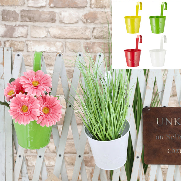 Übertopf "Springflower", 4/s., L, Ø ca.16cm