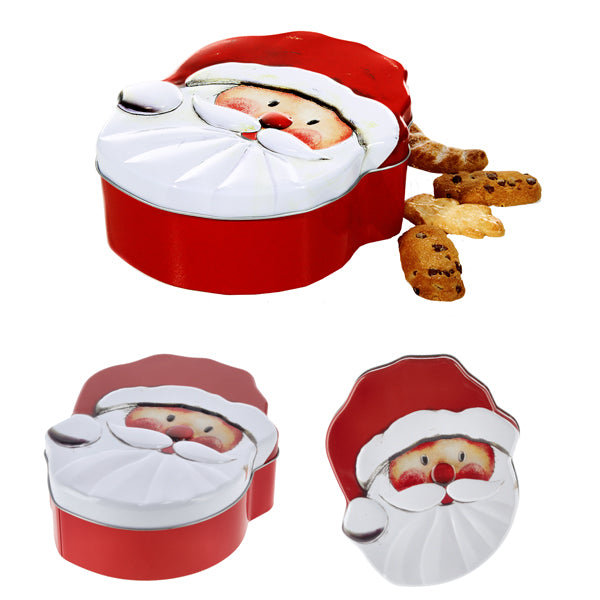 Gebäckdose Santa ca. 18x15cm