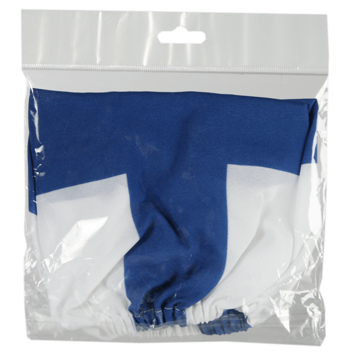 Außenspiegelfahne mit Gummizug, Finnlandflagge,