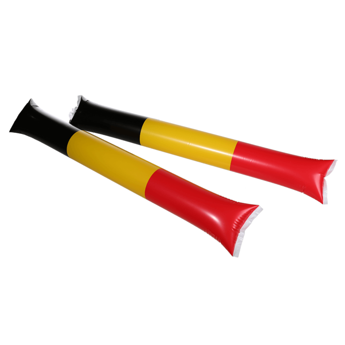 Aufblasbare Klatschstangen, Belgienflagge,