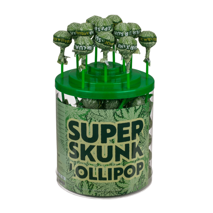 Hanf-Lolly, Super Skunk, ca. 14 g,