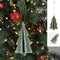 Hänger Weihnachtsbaum, grün, glitzer, ca. 7x13cm