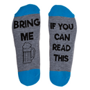 Socken mit lustigen Sprüchen, Einheitsgröße,