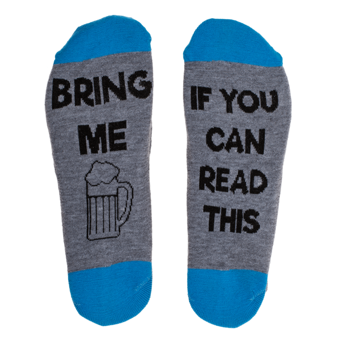 Socken mit lustigen Sprüchen, Einheitsgröße,