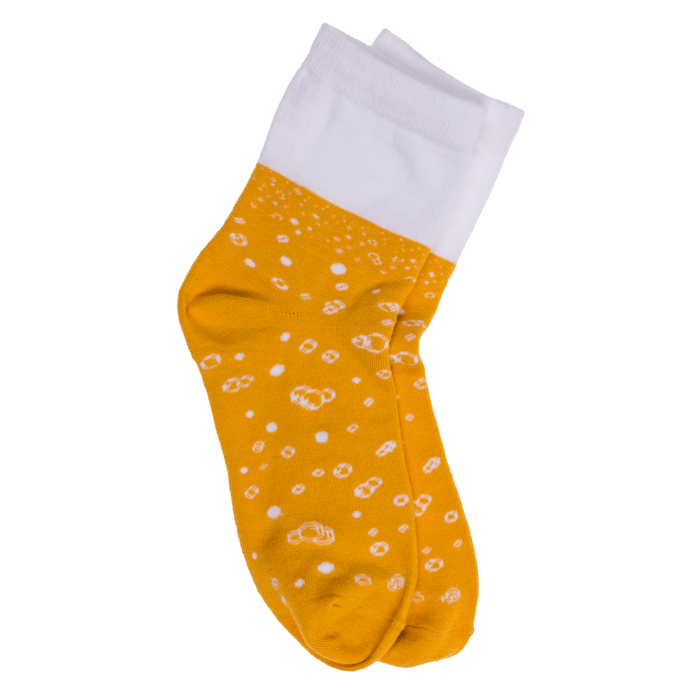Socken, Bier, Einheitsgröße, 76% Baumwolle,