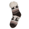 Damen-Hüttensocken, Dark Ice Flower & Ornaments,