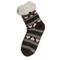 Damen-Hüttensocken, Dark Ice Flower & Ornaments,