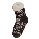 Damen-Hüttensocken, Dark Ice Flower & Ornaments,