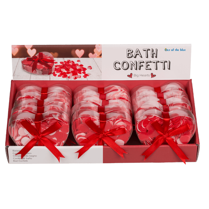Badekonfetti, Herzen,
