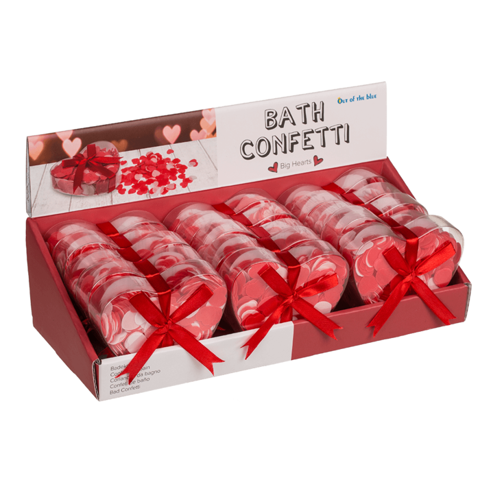 Badekonfetti, Herzen,