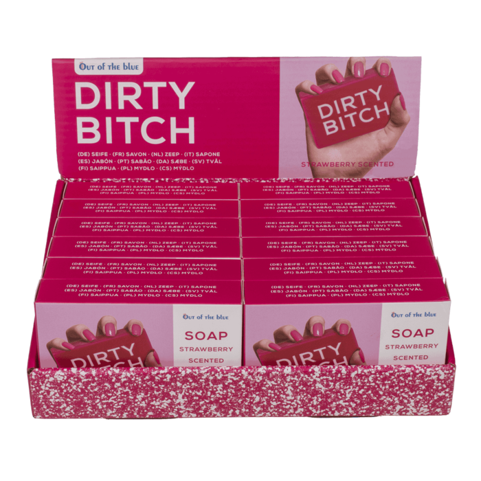 Seife, Dirty Bitch, mit Erdbeerduft,
