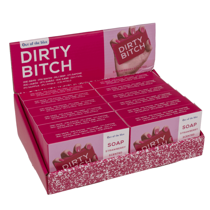 Seife, Dirty Bitch, mit Erdbeerduft,