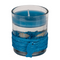 Gel-Wachskerze im Glas mit Sisal-Meeresdeko,