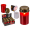 Grablicht mit LED,12,5 x 7 cm, rot,