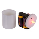 Grablicht mit LED,12,5 x 7 cm, rot,