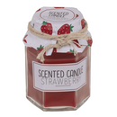 Duftkerze im Marmeladenglas (Strawberry,