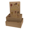 Kraftpapier-Geschenkkartonage, Happy Birthday,