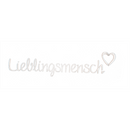Graue Geschenkkartonage, Lieblingsmensch,