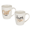 New Bone China-Becher, Super Mom & Daddy Cool,