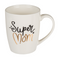 New Bone China-Becher, Super Mom & Daddy Cool,