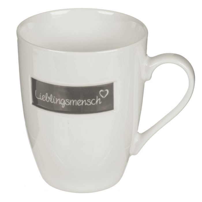 New Bone China-Becher, Lieblingsmensch,