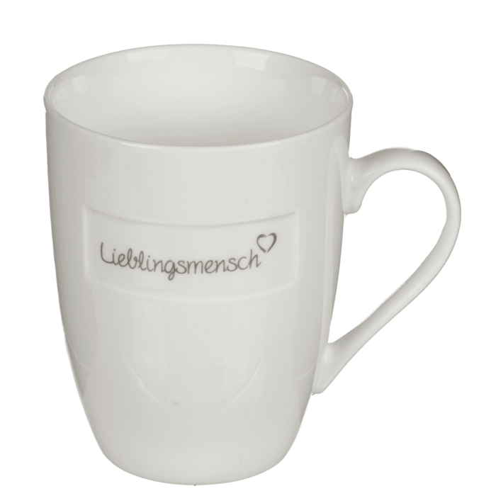 New Bone China-Becher, Lieblingsmensch,