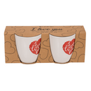 Becher, I Love You, ca. 7,5  x 6,7 cm,