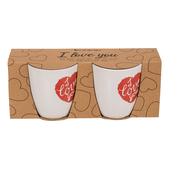 Becher, I Love You, ca. 7,5  x 6,7 cm,